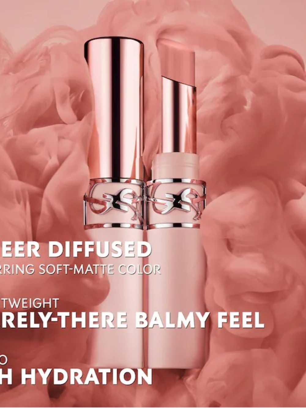YSL Lovenude Lip Blusher Soft Blurring Lip Color 9 3AM Expresso - Picture 5 of 8
